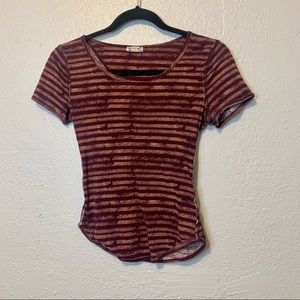 Free People Striped Tshirt
